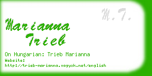 marianna trieb business card